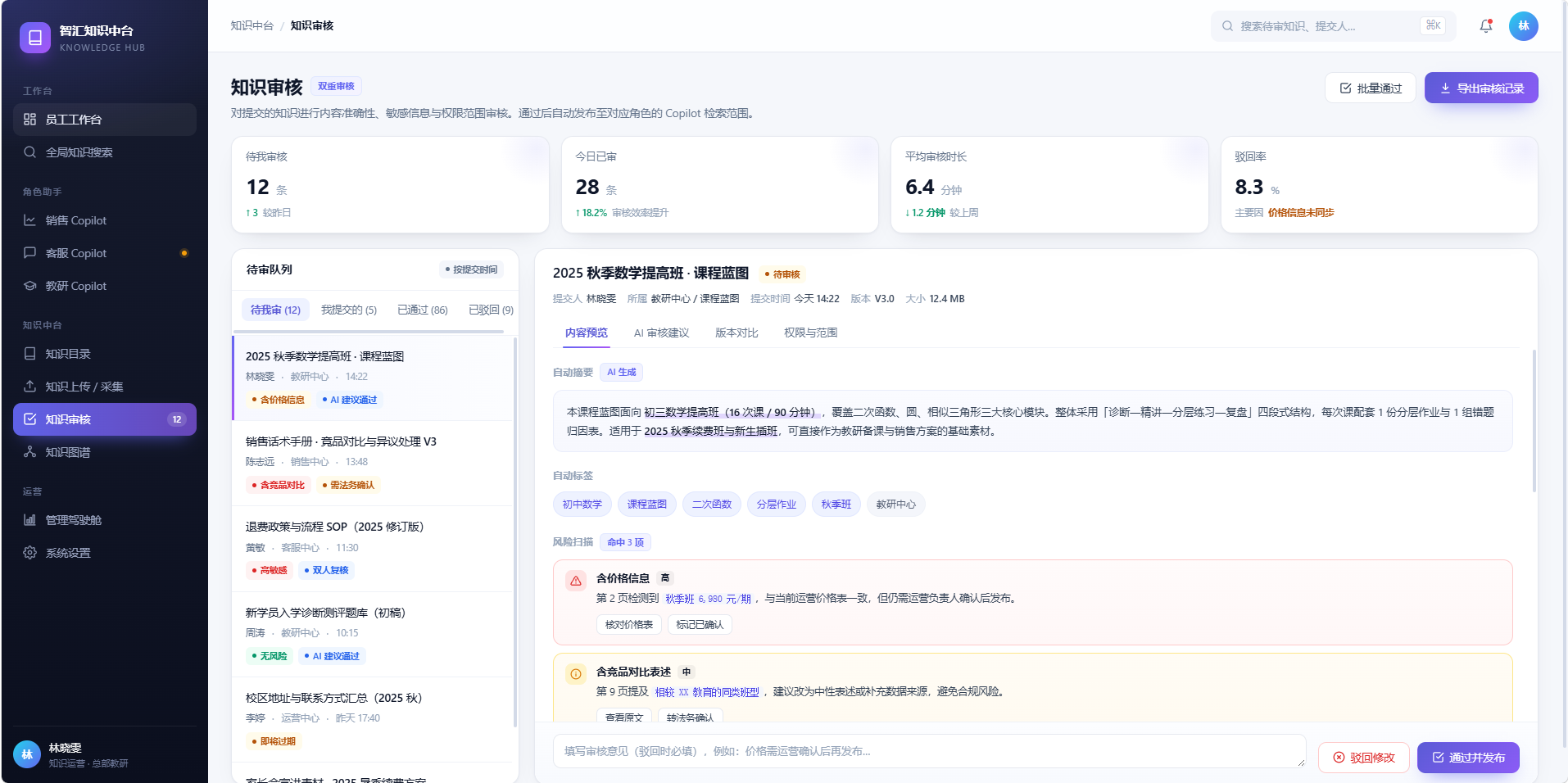 知识审核